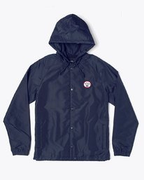 VA Hood Coach Hooded Coaches Jacket for Men RVCA