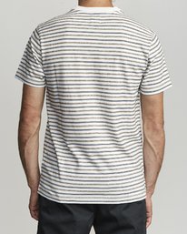 2 Runaway - Gestreiftes T-Shirt für Herren  S1KTRDRVP0 RVCA