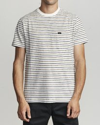 1 Runaway - Gestreiftes T-Shirt für Herren  S1KTRDRVP0 RVCA