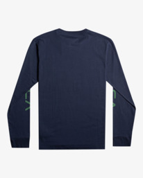 1 Big RVCA - Maglietta a Maniche Lunghe da Uomo Blue S1LSRARVP0 RVCA