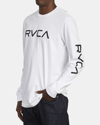 1 Big RVCA - Long Sleeve T-Shirt for Men White S1LSRARVP0 RVCA
