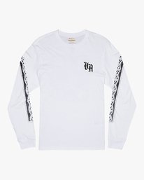 1 Benjamin Jeanjean Croco - Long Sleeve T-Shirt for Men White S1LSRCRVP0 RVCA