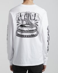 3 Martin Ander Snake - Long Sleeve T-Shirt for Men  S1LSRDRVP0 RVCA