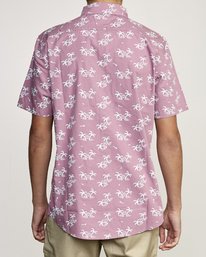 2 Easy Palms - Palm Print Shirt for Men Pink S1SHRGRVP0 RVCA