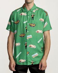 1 Hot Fudge - Chemise manches courtes imprimée pour Homme Vert S1SHRJRVP0 RVCA