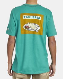 1 Hot Fudge Taqueria - Camiseta con estampado gráfico para Hombre  S1SSRFRVP0 RVCA