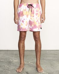 0 Manic Elastic  - Tie-Dye Elastic Waist Short for Men  S1VORERVP0 RVCA
