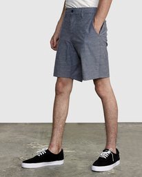 3 All Time Coastal Solid 19" - Hybrid Short / Board Shorts for Men  S1WKRFRVP0 RVCA