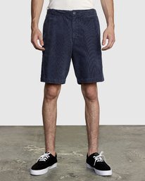 0 All Time Slate 18" - Bermuda in Tinta Unita da Uomo Blue S1WKRKRVP0 RVCA