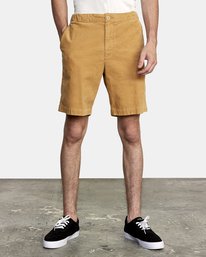 0 All Time Slate 18" - Solid Shorts for Men Yellow S1WKRKRVP0 RVCA