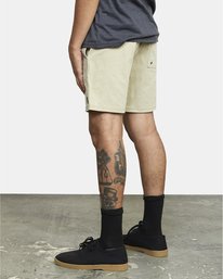 4 Escape Elastic  - Solid Elastic Waist Short for Men Beige S1WKRLRVP0 RVCA