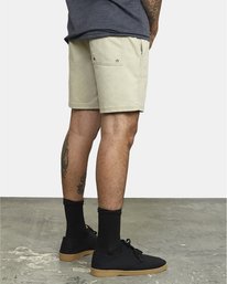 5 Escape Elastic  - Solid Elastic Waist Short for Men Beige S1WKRLRVP0 RVCA