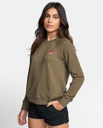 3 Parker - Sweatshirt pour Femme  S3CRRARVP0 RVCA