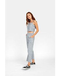 1 Gratitude - Pantalon pour Femme Bleu S3PTRHRVP0 RVCA