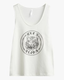 2 Benjamin Jeanjean Alohatiger - T-Shirt pour Femme Blanc S3SGRCRVP0 RVCA