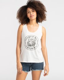 0 Benjamin Jeanjean Alohatiger - T-Shirt pour Femme Blanc S3SGRCRVP0 RVCA