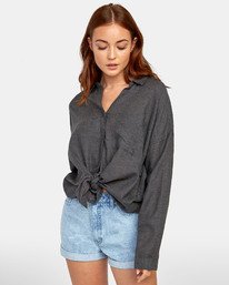 3 Habit - Chemise plaid pour Femme  S3SHRARVP0 RVCA