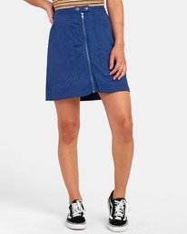 3 Oconnor - Rock für Damen Blau S3SKRBRVP0 RVCA