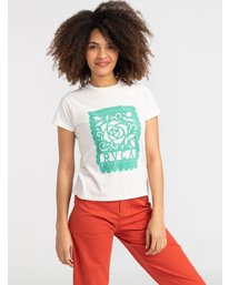 0 Hot Fudge La Rosa - T-Shirt for T-Shirt  S3SSRKRVP0 RVCA