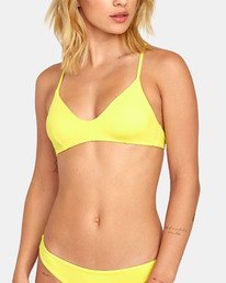 3 Solid Cross Back - Bikini Top for Women  S3STRLRVP0 RVCA