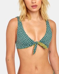 4 Axis Revo Tie Front - Haut de bikini pour Femme Vert S3STRQRVP0 RVCA