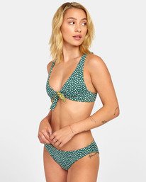 3 Axis Revo Tie Front - Haut de bikini pour Femme Vert S3STRQRVP0 RVCA