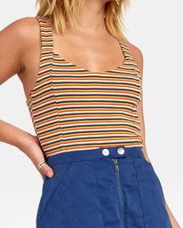 2 Margot - Striped Tank Top for Women  S3TPRLRVP0 RVCA