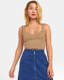 0 Margot - Striped Tank Top for Women  S3TPRLRVP0 RVCA