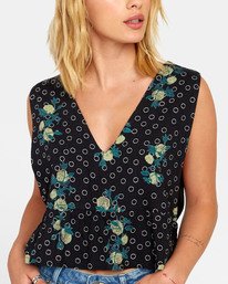2 Eastern - Top péplum pour Femme  S3TPRORVP0 RVCA