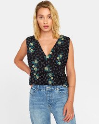 0 Eastern - Top péplum pour Femme  S3TPRORVP0 RVCA