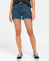 0 Channel - Short pour Femme Bleu S3WKRCRVP0 RVCA