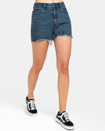 5 Channel - Short pour Femme Bleu S3WKRCRVP0 RVCA