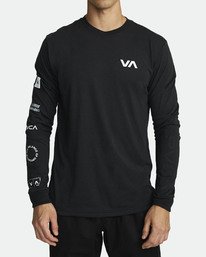 0 All Out RVCA - Camiseta de manga larga deportiva para Hombre  S4LSMARVP0 RVCA