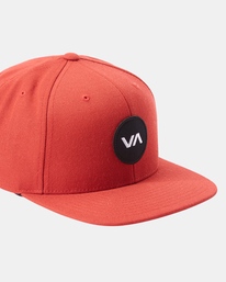 4 VA Patch - Cappello snapback da Uomo Red S5CPRPRVP0 RVCA