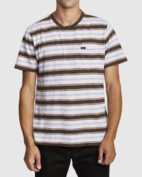 0 Davis Stripe - T-Shirt for Men  T1KTRARVS0 RVCA