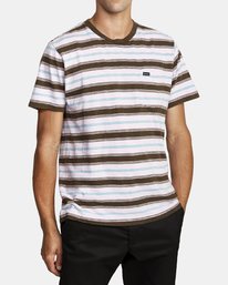 7 Davis Stripe - T-shirt pour Homme  T1KTRARVS0 RVCA