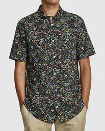 0 Costello - Short Sleeve Shirt for Men Gray T1SHRFRVS0 RVCA
