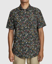 1 Costello - Short Sleeve Shirt for Men Gray T1SHRFRVS0 RVCA