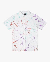 0 Freepoint - Short Sleeve Shirt for Men Gray T1SHRGRVS0 RVCA