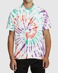 1 Freepoint - Short Sleeve Shirt for Men Gray T1SHRGRVS0 RVCA