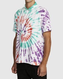 3 Freepoint - Short Sleeve Shirt for Men Gray T1SHRGRVS0 RVCA
