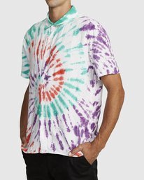 4 Freepoint - Short Sleeve Shirt for Men Gray T1SHRGRVS0 RVCA