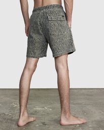 4 Escape Elastic - Swim Shorts for Men Green T1VORERVS0 RVCA
