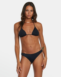 1 Solid Cheeky - Braguita de bikini para Mujer Negro T3SBRSRVS0 RVCA