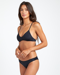 2 Solid Cheeky - Bikinihose f&uuml;r Frauen Schwarz T3SBRSRVS0 RVCA