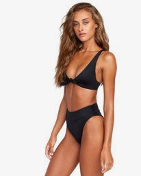 1 Solid - Tie-Front Bikini Top for Women  T3STRRRVS0 RVCA