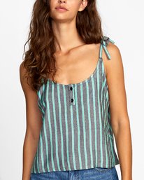 2 Melted - Top Smanicato da Donna Green T3TPRHRVS0 RVCA