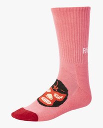 0 Hot Fudge - Crew Socks for Men  T5SORARVS0 RVCA
