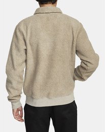 1 Erie Zip - Giacca in sherpa da Uomo  U1FLVDRVF0 RVCA