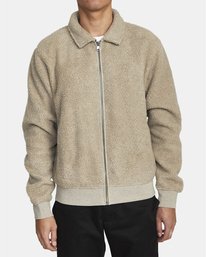 0 Erie Zip - Giacca in sherpa da Uomo  U1FLVDRVF0 RVCA